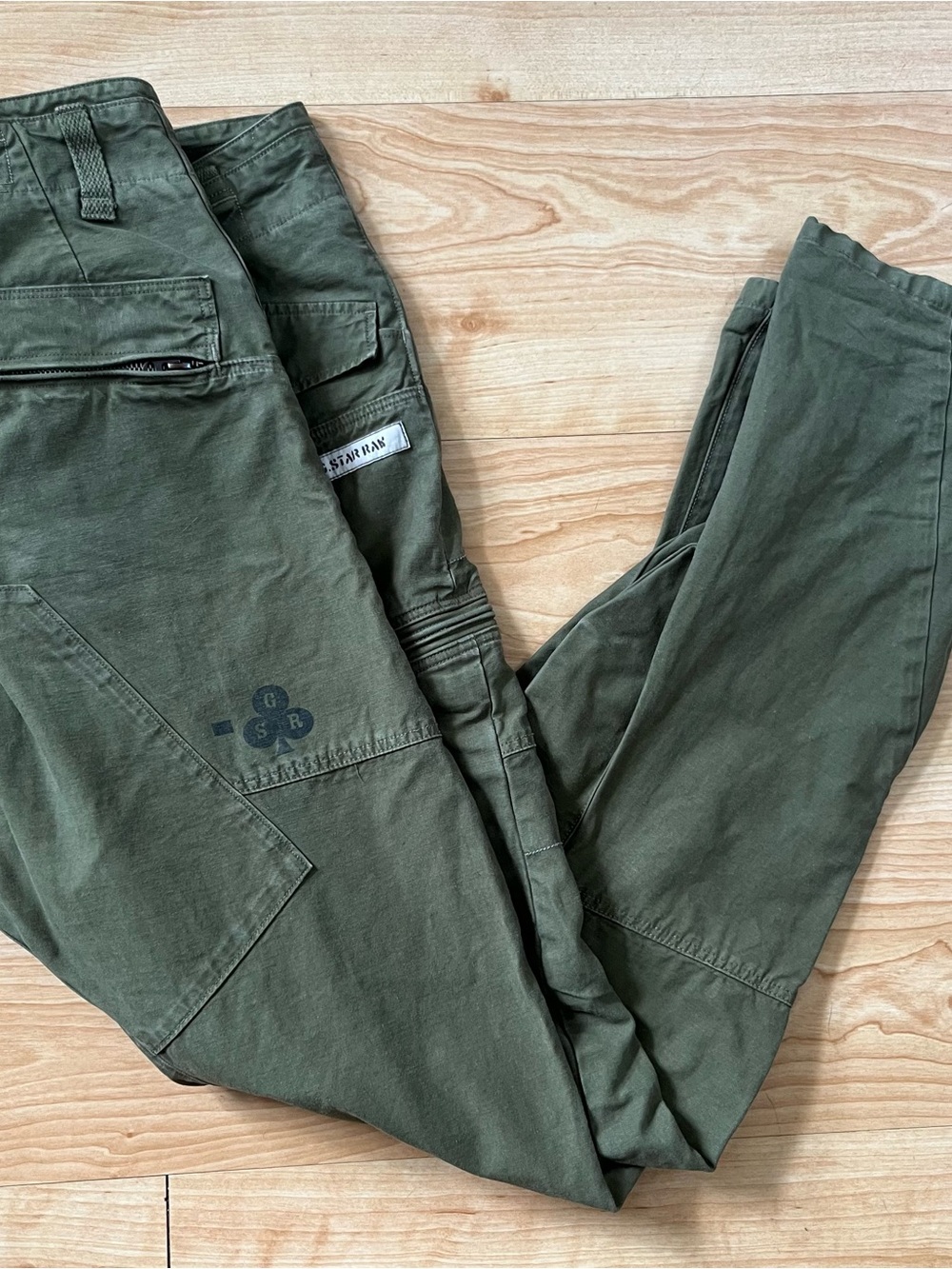 G-Star Raw Rco Powel 3D Tapered Cargo Pants 31W Army Military Green Archive - Picture 12 of 12